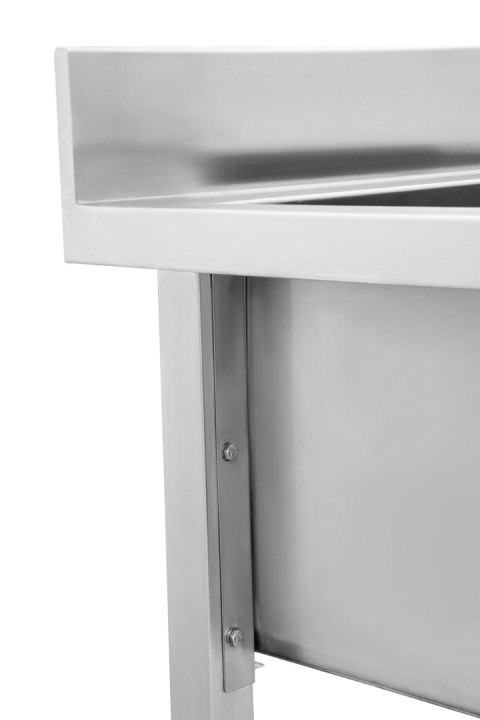 Stół z basenem 1-komorowym skręcany wymiary 800x600x850 mm Resto Quality RQMSB6080