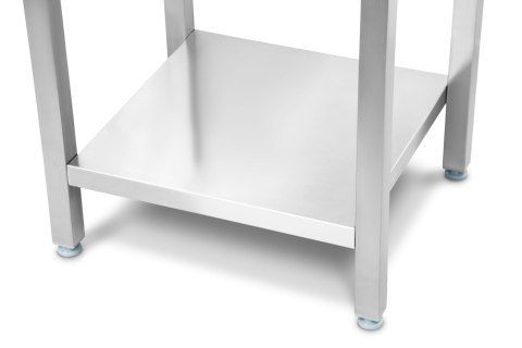 Stół ze zlewem 1-komorowym z półką skręcany 600x600 mm Resto Quality RQMSP1Z6060P