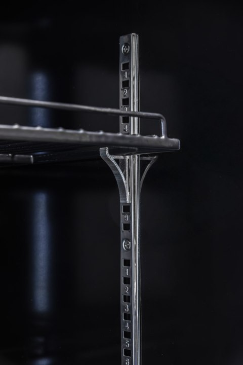 Szafa chłodnicza 2-drzwiowa przeszklona czarna skrzydłowa 770 l Resto Quality RQ770-BLACK