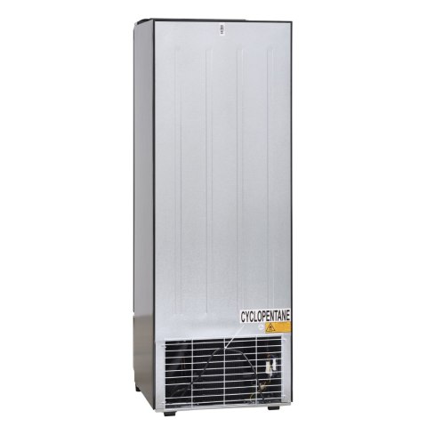 Szafa chłodnicza przeszklona czarna zaokrąglone rogi 218l Resto Quality DC240BD