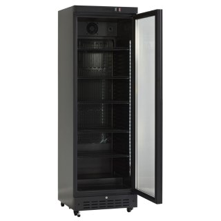 Szafa chłodnicza przeszklona czarna gastronomiczna 274l Resto Quality DC389BD