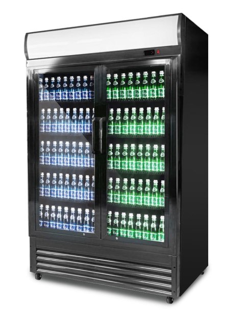 Szafa chłodnicza przeszklona 2-drzwiowa skrzydłowa 880 l Resto Quality RQ1300H