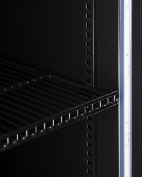 Szafa chłodnicza przeszklona czarna gastronomiczna 1600l Resto Quality RQ1500H-BLACK