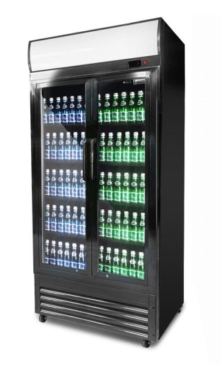 Szafa chłodnicza przeszklona 2-drzwiowa skrzydłowa 630 l Resto Quality RQ800H