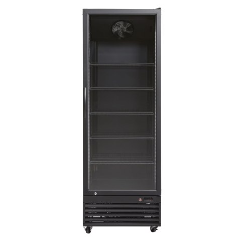 Szafa chłodnicza przeszklona czarna gastronomiczna 498l Resto Quality SD726BE