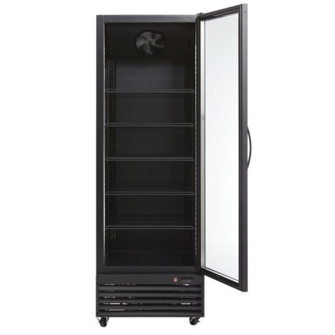 Szafa chłodnicza przeszklona czarna gastronomiczna 498l Resto Quality SD726BE