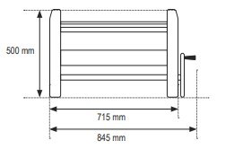 Wałkowarka piekarnicza manualna do ciasta model Tablo Resto Quality TABLO