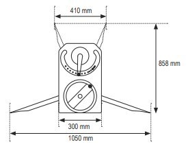 Wałkowarka piekarnicza manualna do ciasta model Tablo Resto Quality TABLO