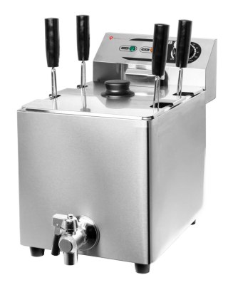 Gastronomiczny warnik do makaronu 4 kosze kran spustowy Resto Quality RQEPC-8L