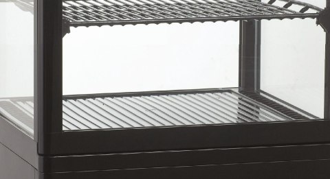 Witryna chłodnicza cukiernicza LED czarna pojemność 235 l Resto Quality RTC237BE