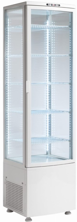 Witryna chłodnicza cukiernicza LED biała pojemność 270 l Resto Quality RTC287WE