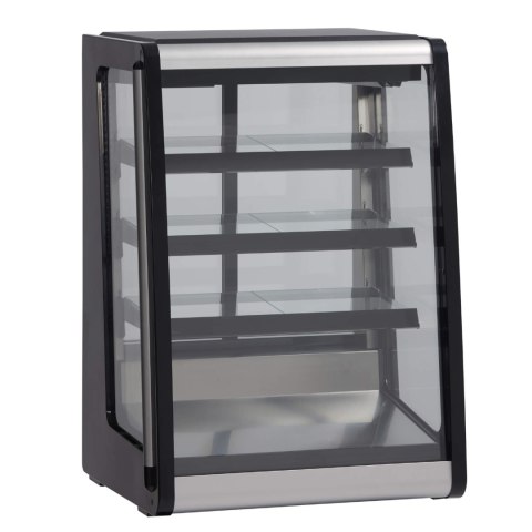Witryna chłodnicza cukiernicza nablatowa czarna 140l Resto Quality RTW129BE
