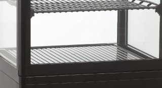 Witryna chłodnicza cukiernicza nablatowa czarna 78 l Resto Quality RT82BE