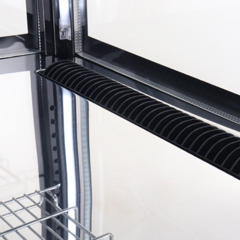 Witryna chłodnicza panoramiczna cukiernicza czarna 250 l Resto Quality DC402BB