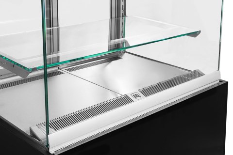 Witryna cukiernicza chłodnicza wnętrze nierdzewne Premium Resto Quality DOLCE VISIONE 1300 W4