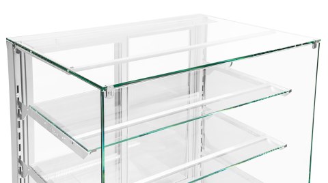 Witryna cukiernicza neutralna Breve wnętrze nierdzewne Resto Quality DOLCE VISIONE BREVE NEUTRO 900 W4