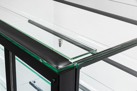 Witryna cukiernicza neutralna Premium wnętrze nierdzewne Resto Quality DOLCE VISIONE NEUTRO 700 W4