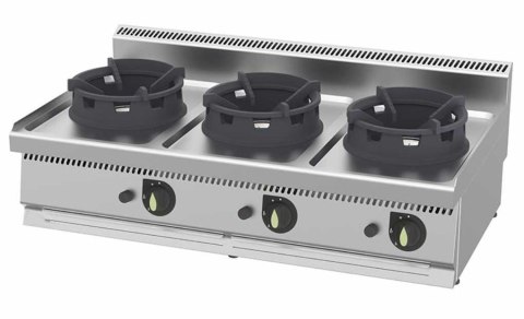 Wok gazowy 3-palnikowy nastawny linia 700 moc 31,5 kW Resto Quality WC1270G