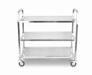 Wózek kelnerski 3-półkowy stal nierdzewna gastronomiczny Resto Quality SST3A