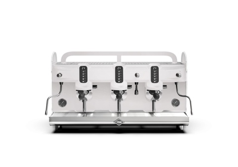 Ekspres kolbowy 3-grupowy biały gastronomiczny 5 kW Resto Quality Black Moon 3GR White