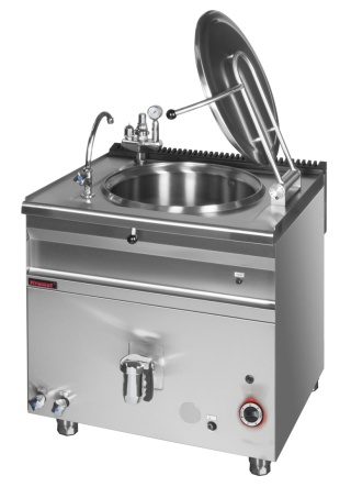 Kocioł warzelny pośredni gazowy 150l 21 kW LINIA 900 KROMET 900.BGK-150