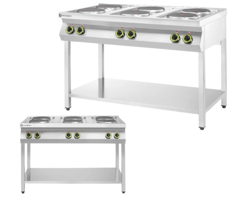 out Kuchnia elektryczna 6-płytowa Kitchen Line 15,6 kW 400 V Hendi 226230