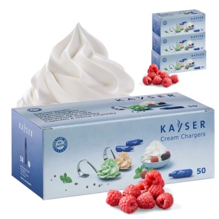 Naboje N2O Kayser do syfonu do bitej śmietany i dekoratora 200 sztuk