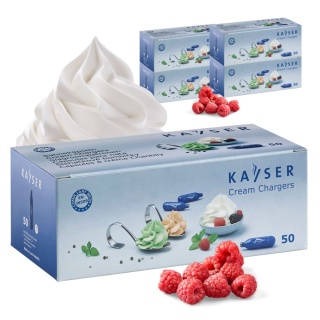 Naboje N2O Kayser do syfonu do bitej śmietany i dekoratora 250 sztuk