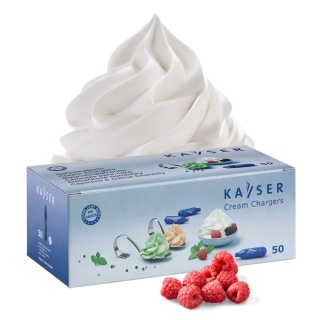 Naboje N2O Kayser do syfonu do bitej śmietany i dekoratora 50 sztuk