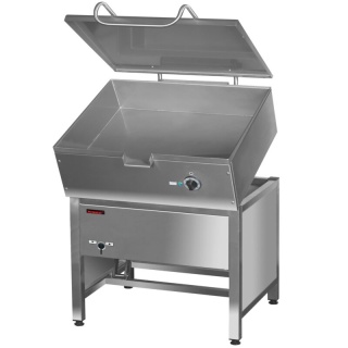 Patelnia elektryczna /nierdzewna/ przechył misy mechaniczny 64l 9 kW LIGHT LINE KROMET 000.PE-040x