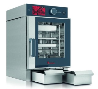 Piec konwekcyjno-parowy Joker ST 6x GN1/1, sterowanie górne, drzwi prawe, wersja mobilna, Eloma Eloma