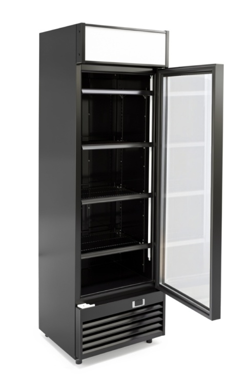 Witryna Chłodnicza Gastronomiczna Sklepowa Na Napoje 530x590x1845mm LG 268F BLACK