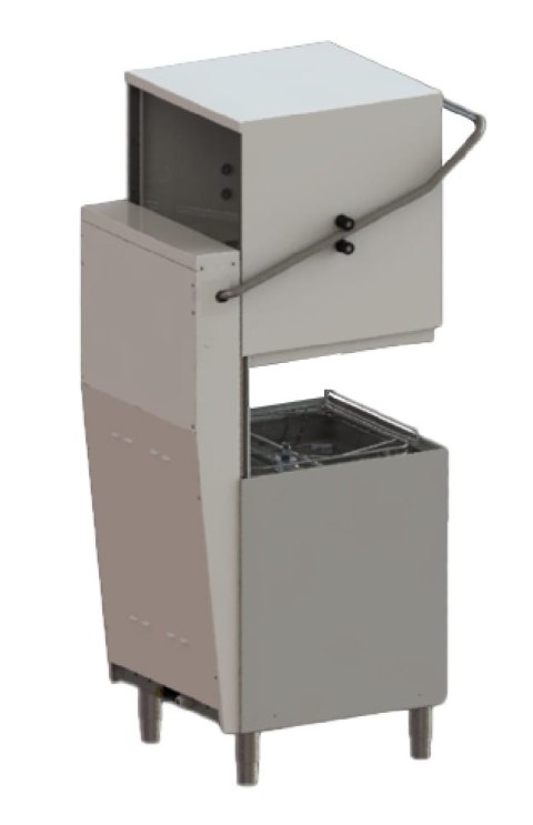 Zmywarka kapturowa gastronomiczna cykl od 60s kosz 500x500 Resto Quality K1100E