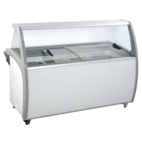 Dystrybutor do lodów witryna do lodów 12 kuwet 1720x838x1270 mm Resto Quality SIC12WB