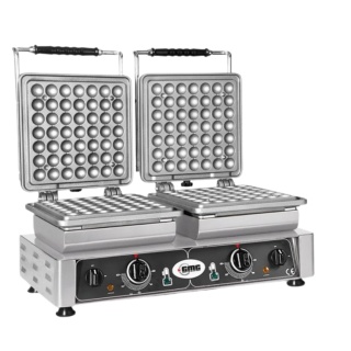 Gofrownica elektryczna podwójna Lokmia-S 2x 2200W do gastronomii GMG WE-27S
