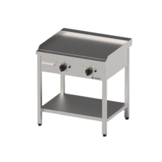 Płyta grillowa elektryczna ryflowana 800x700x850 8.1 kW 400V Gredil Stalgast 977312