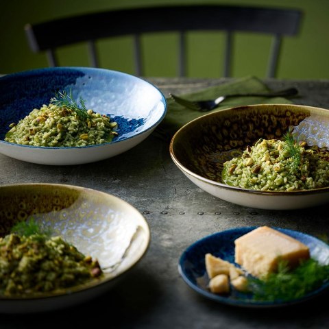 Talerz z wysokim rantem Plume Ultramarine, 260mm Churchill