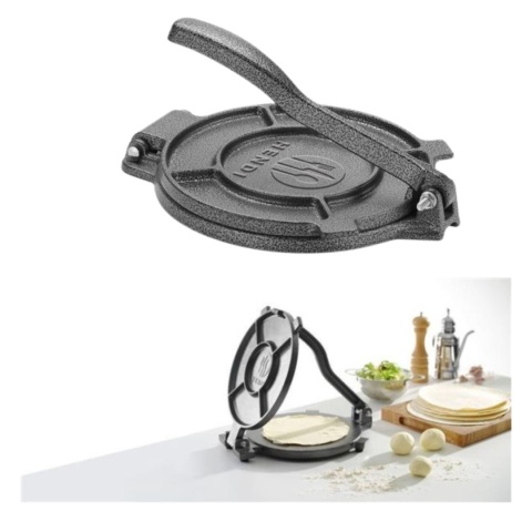 Żeliwna prasa do tortilli i placków ręczna 350x265 mm Hendi 611067