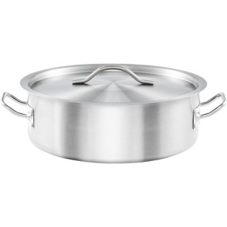 Garnek Niski z Pokrywką Stalowy Gastronomiczny Ø320 mm 8,8l Stalgast 013326