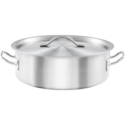 Garnek Niski z Pokrywką Stalowy Gastronomiczny Ø320 mm 8,8l Stalgast 013326