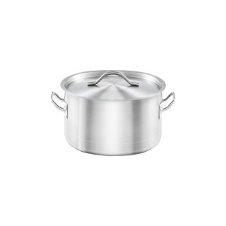 Garnek Średni z Pokrywką Stalowy Gastronomiczny Ø160mm 1,9l Stalgast 012166