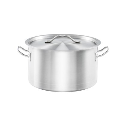 Garnek Średni z Pokrywką Stalowy Gastronomiczny Ø240mm 6,1l Stalgast 012246