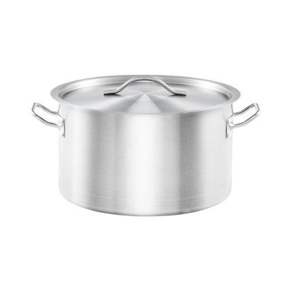 Garnek Średni z Pokrywką Stalowy Gastronomiczny Ø280mm 9,8l Stalgast 012286