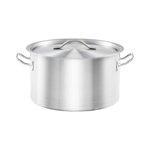 Garnek Średni z Pokrywką Stalowy Gastronomiczny Ø280mm 9,8l Stalgast 012286