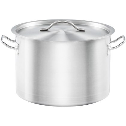 Garnek Średni z Pokrywką Stalowy Gastronomiczny Ø320 mm 18l Stalgast 012326