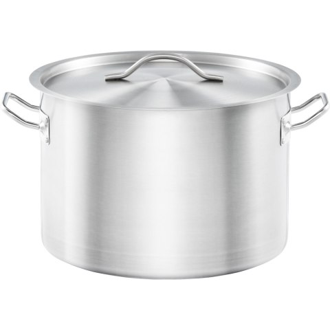 Garnek Średni z Pokrywką Stalowy Gastronomiczny Ø320 mm 18l Stalgast 012326