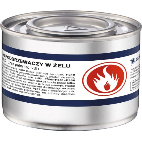 Paliwo Pasta Do Podgrzewaczy W Żelu Karton 48x200g Puszek Stalgast 430048