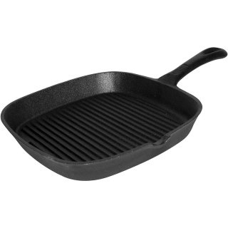 Patelnia Żeliwna Grillowa Indukcja 23x23 Stalgast 049003