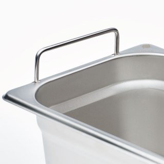 Pojemnik Stalowy z Uchwytami Basic GN 1/3 Wys 200mm Stalgast 133206