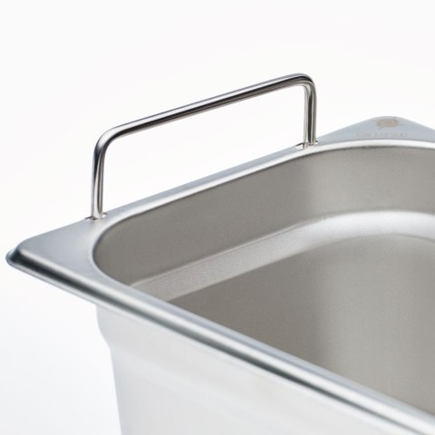 Pojemnik Stalowy z Uchwytami Basic GN 1/3 Wys 200mm Stalgast 133206
